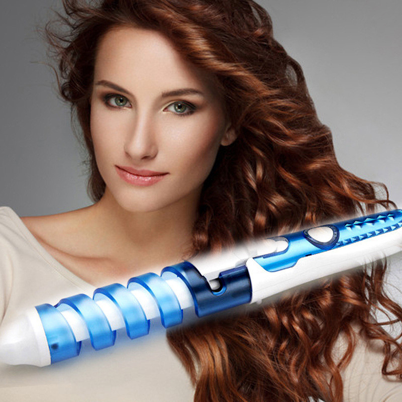 1 τεμ. Αυτόματο A Hair Stick Σπιράλ Κεραμικό Dry and Wet O Hair curler Ανθεκτικό και ασφαλές κατά του εγκαυμάτων Ηλεκτρικό μπούκλωμα V Hair Curler