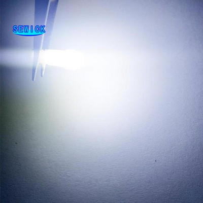 Soodushinnaga 500 tk Parim hind T5 1 LED COB auto sisemus armatuurlaua mõõtur tuled instrument Hoiatusindikaator signaalpirnid W1,2W
