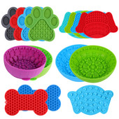 BPA-vaba silikoonist lakkumispadi Lemmiklooma koera lakkumispadi Kasside lakkumismatt Toit Aeglane söömine Lakkumissöötja Lemmiklooma vanni häirepadjad Lemmiklooma söötja