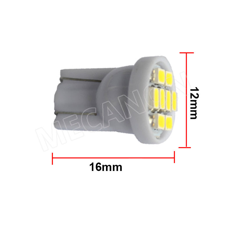 50 tk DC 6V AC 6.3V T10 W5W 194 168 #555 Polaarsuseta Pinball Machine LED lambipirn ilma kummitusliku auto sisevalgusti 8SMD 1206 DC6V