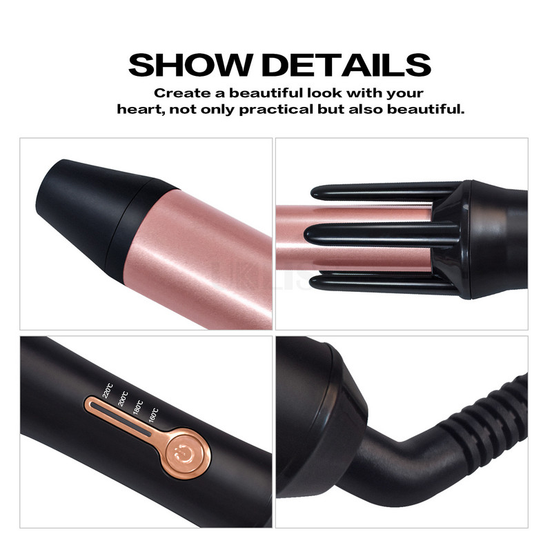 Automatski uvijač za kosu Profesionalni uvijač za kosu Keramički štapić za uvijače Valjak za kovrčanje kose za žene Salon Alat za oblikovanje