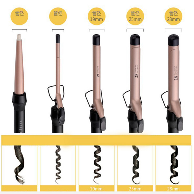 Plaukų tiesintuvai Plokšti lygintuvai Tiesinimo suktukai Trigubos statinės plaukų suktukai Lygintuvai Waver Styling Tools Plaukų formavimo lazdelės įrankis