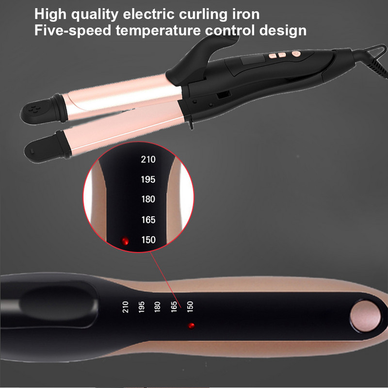 Plaukų tiesintuvai Plokšti lygintuvai Tiesinimo suktukai Trigubos statinės plaukų suktukai Lygintuvai Waver Styling Tools Plaukų formavimo lazdelės įrankis