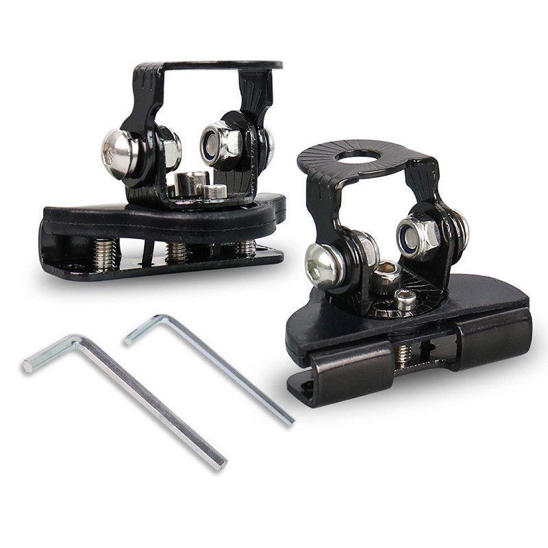 LED darbinio žibinto tvirtinimo kronšteino laikiklis visureigiui visureigiui 4WD universalus statramsčio gaubtas reguliuojami tvirtinimo laikikliai 2 vnt.