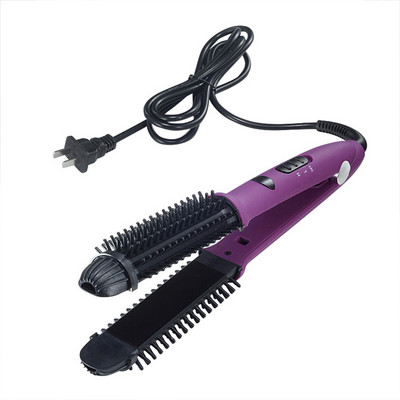 Professzionális többfunkciós hajkiegyenesítő kefe hajcsavaró hajvasaló göndörítő gőzös hajformázó hajvasaló eszköz