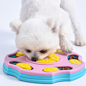 Παιχνίδια παζλ για σκύλους Πικάπ αργής τροφοδοσίας Εκπαιδευτικό παιχνίδι Διαδραστικό μπολ φαγητού που έχει διαρροή Παιχνίδι εκπαίδευσης σκύλων για κατοικίδια γάτα