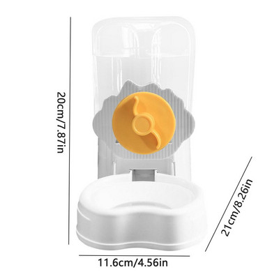 Distribuitor automat de hrană pentru câini Hrănitor pentru animale de companie Hrănitor automat pentru hrană pentru iepuri de companie Bol de hrănire pentru pisici Recipient de băut pentru căței Accesorii pentru animale de companie