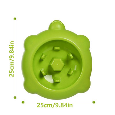 Bol pentru hrănire lentă pentru cățeluș Bol mare pentru hrănire lentă pentru câini Covoraș rotund de distribuire Placă de hrănire Tampă de linge pentru câini din silicon Ajutoare pentru antrenament pt.