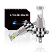 50000LM H4 H7 H11 LED automašīnu priekšējie lukturi Canbus bez kļūdu 120W 6000K automašīnu priekšējie lukturi spuldzes 1: 1 mini diode auto gaismas 12V 24V kravas automašīna