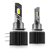 2tk Turbo H15 Led pirnid Canbus 80W 50000Lm auto tuled 12V 24V CSP Super Bright auto lambid Vw Golf Audi Kia Bmw jaoks