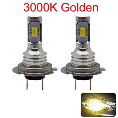2 vnt H7 Led automobilio rūko žibintas H4 H11 H8 H9 H16 priekinis žibintas, ypač ryškus 9005 9006 Hb4 H1 H3 led lempos vairavimo žibintas 6500K 12V