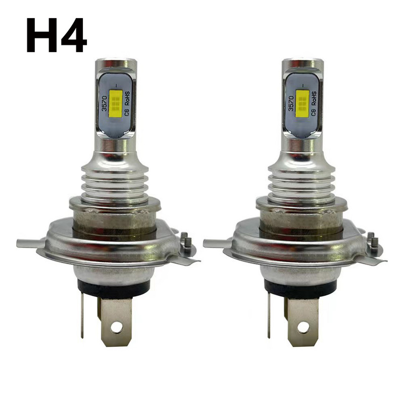 2tk H7 Led auto udutuli H4 H11 H8 H9 H16 esituli ülihele 9005 9006 Hb4 H1 H3 led laternad sõidutuletuli 6500K 12V