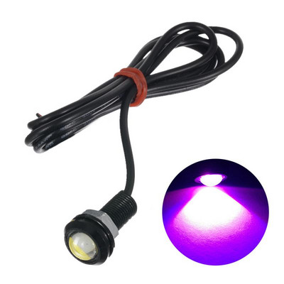 18 mm automašīnas ērgļa acs ūdensnecaurlaidīgs LED automašīnas apgaismojums 12 v rezerves atpakaļgaitas parkošanās kameras signāla automobiļa DRL lampas automašīnas dizains