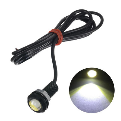 18 mm automašīnas ērgļa acs ūdensnecaurlaidīgs LED automašīnas apgaismojums 12 v rezerves atpakaļgaitas parkošanās kameras signāla automobiļa DRL lampas automašīnas dizains