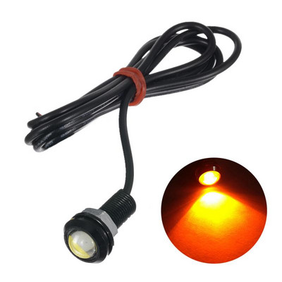 18 mm automašīnas ērgļa acs ūdensnecaurlaidīgs LED automašīnas apgaismojums 12 v rezerves atpakaļgaitas parkošanās kameras signāla automobiļa DRL lampas automašīnas dizains