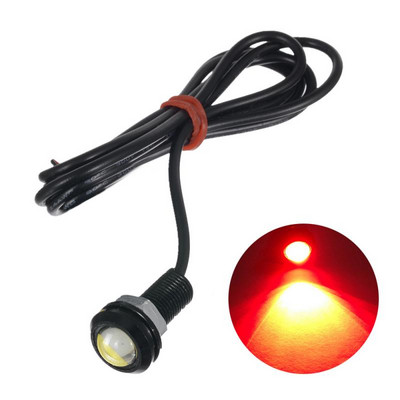 18 mm automašīnas ērgļa acs ūdensnecaurlaidīgs LED automašīnas apgaismojums 12 v rezerves atpakaļgaitas parkošanās kameras signāla automobiļa DRL lampas automašīnas dizains