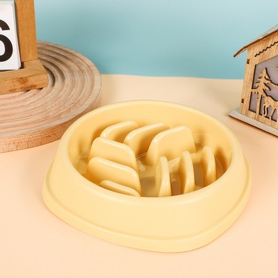 Uus lemmikloomade aeglase toidu kauss, koerte lämbumise vältimise kauss, suure mahutavusega söötja, libisemisvastane ja ümberminekuvastane lemmikloomakauss hulgimüük