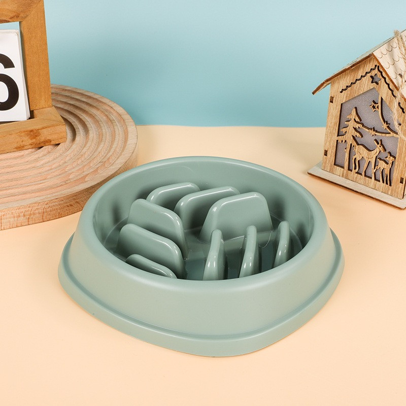 Uus lemmikloomade aeglase toidu kauss, koerte lämbumise vältimise kauss, suure mahutavusega söötja, libisemisvastane ja ümberminekuvastane lemmikloomakauss hulgimüük