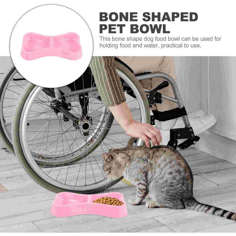 Zdjelica za kućne ljubimce Posuda za hranu Hranilice za štence Pribor za štence Plastični držač za hranjenje mačaka