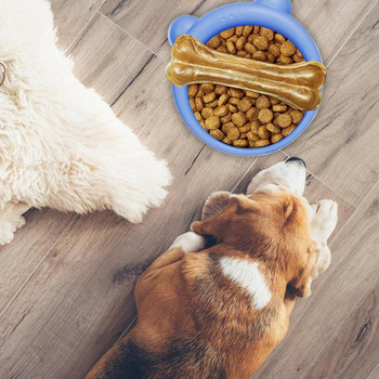Бавно хранене Купа за кучета Pet Bloat Stop Feeder Bowl Dog Slow Feeders Силиконова подложка за пъзели Подложка за лакомства за кучета с шарки за кисело мляко