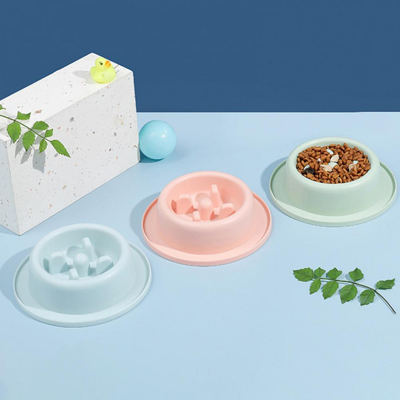 Tugev ja vastupidav lemmikloomakauss, ohutu libisemisvastane lemmiklooma toitmiskauss aeglaseks toidutarbimiseks Ideaalne kassidele Koertele Hoiab ära aeglase söötmise koera