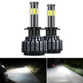 2tk 2tk Hi/Low Kit Beam Super Bright LED suunatuled DRL auto udutulede esitulede sõidupirn