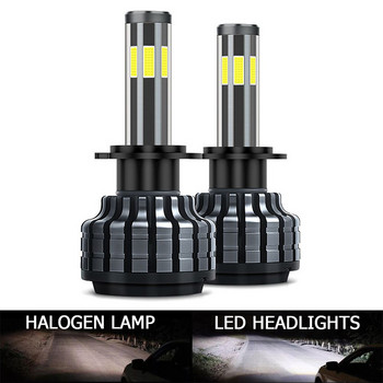 2 бр. 2 бр. Hi/Low Kit Beam Супер ярки LED мигачи DRL Автомобилни фарове за мъгла Крушка за шофиране