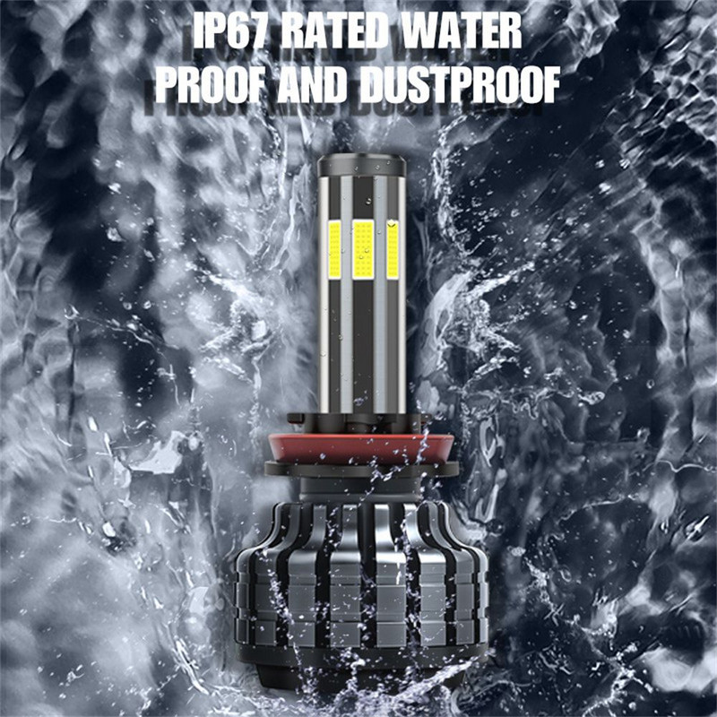 2tk 2tk Hi/Low Kit Beam Super Bright LED suunatuled DRL auto udutulede esitulede sõidupirn