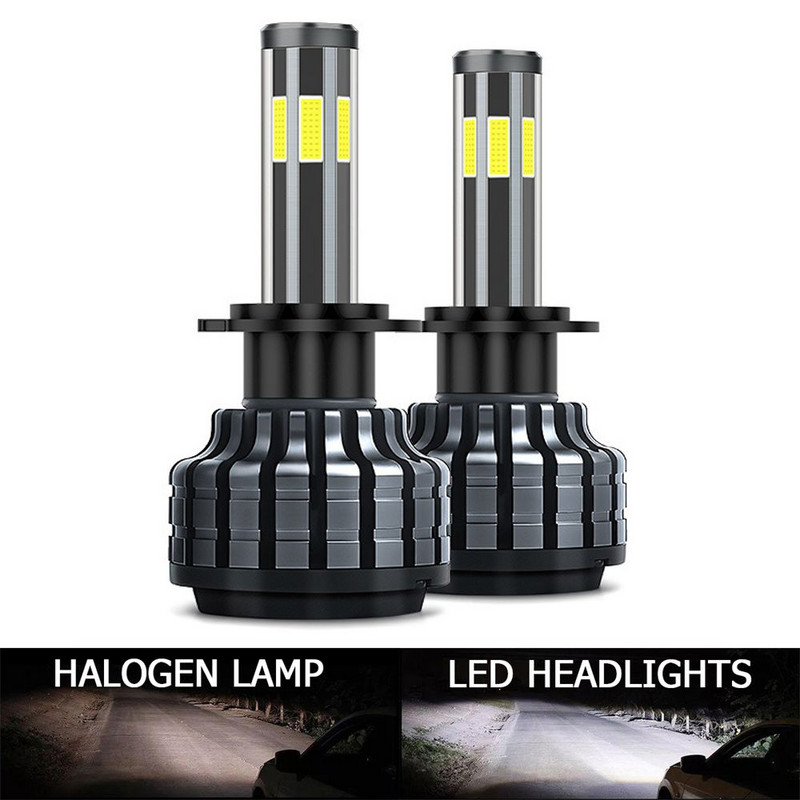 2tk 2tk Hi/Low Kit Beam Super Bright LED suunatuled DRL auto udutulede esitulede sõidupirn