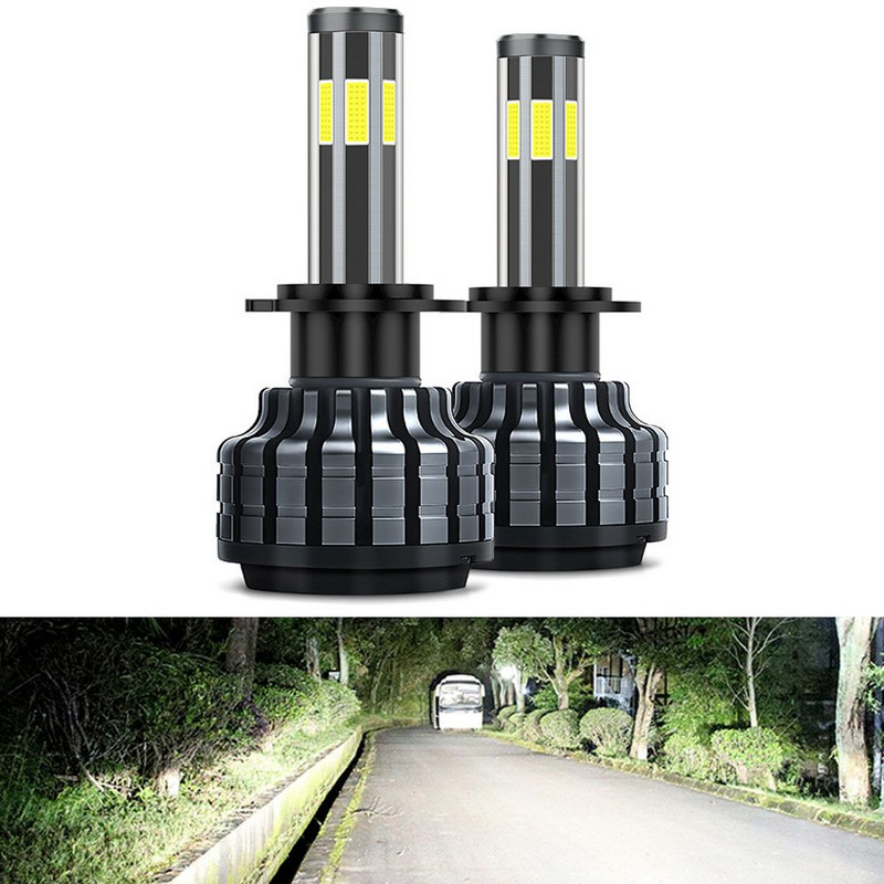 2tk 2tk Hi/Low Kit Beam Super Bright LED suunatuled DRL auto udutulede esitulede sõidupirn