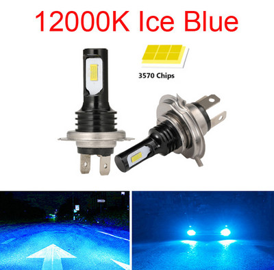 2Gb H4 H7 LED automašīnas priekšējais lukturis H11 H8 H9 automašīnas miglas lukturis H1 H3 9005 HB3 9006 HB4 spuldzes Auto braukšanas gaitas gaisma 12V 6000K