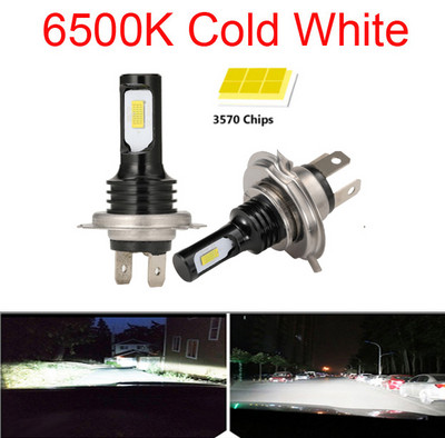 2Gb H4 H7 LED automašīnas priekšējais lukturis H11 H8 H9 automašīnas miglas lukturis H1 H3 9005 HB3 9006 HB4 spuldzes Auto braukšanas gaitas gaisma 12V 6000K