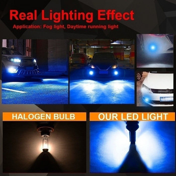 2 τμχ H7 LED CSP H4 H9 H8 H11 H16JP Προβολέας ομίχλης αυτοκινήτου 880 9005 HB3 9006 HB4 Auto Driving Running Light Bulbs Led Lamp 6000K 12v 24v