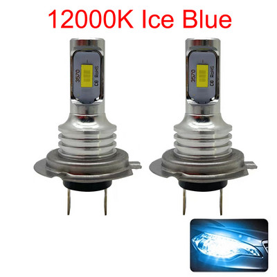2 vnt. H7 LED CSP H4 H9 H8 H11 H16JP automobilio rūko žibintas 880 9005 HB3 9006 HB4 automatinis vairavimo žibintų lemputės LED lemputė 6000K 12v 24v