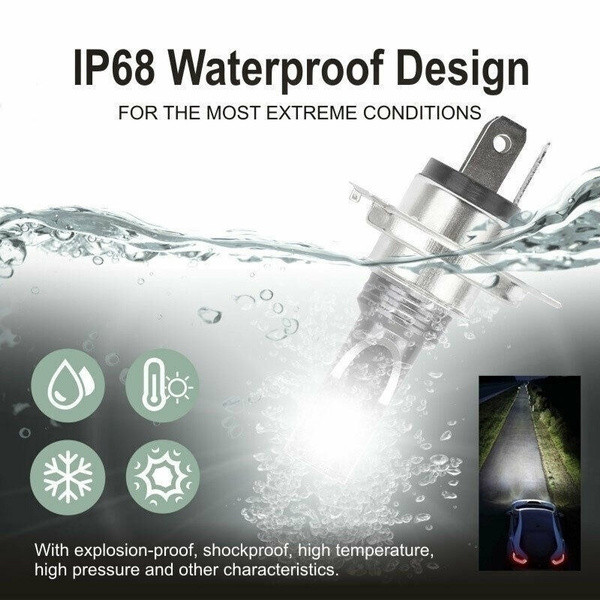 2tk H7 LED CSP H4 H9 H8 H11 H16JP auto udutuli 880 9005 HB3 9006 HB4 auto sõidutulede lambid Led lamp 6000K 12v 24v