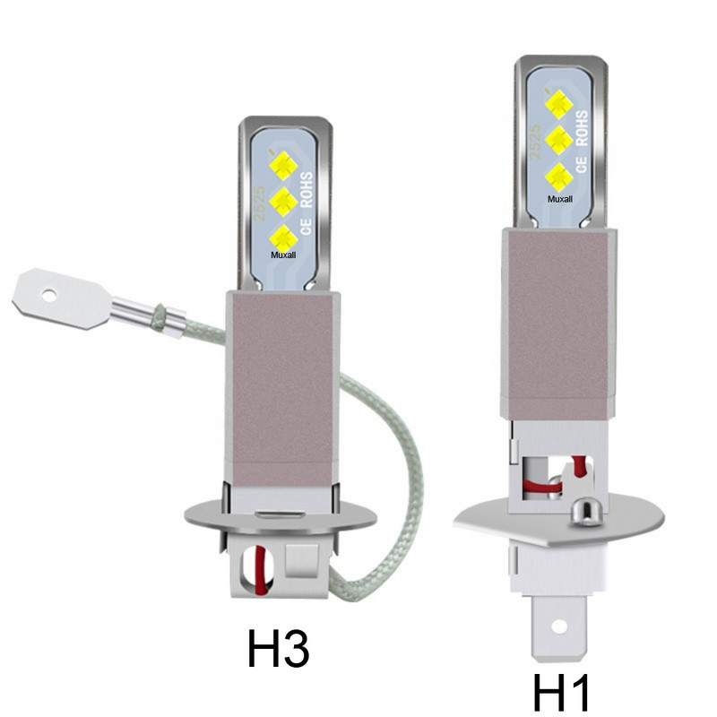 2tk Uus H3 H1 Led H4 H11 HB4 HB3 9005 9006 Udutuled Mootorratta esitulede pirnid Auto Auto tuled 20000Lms CSP 6000K 3000K 12V
