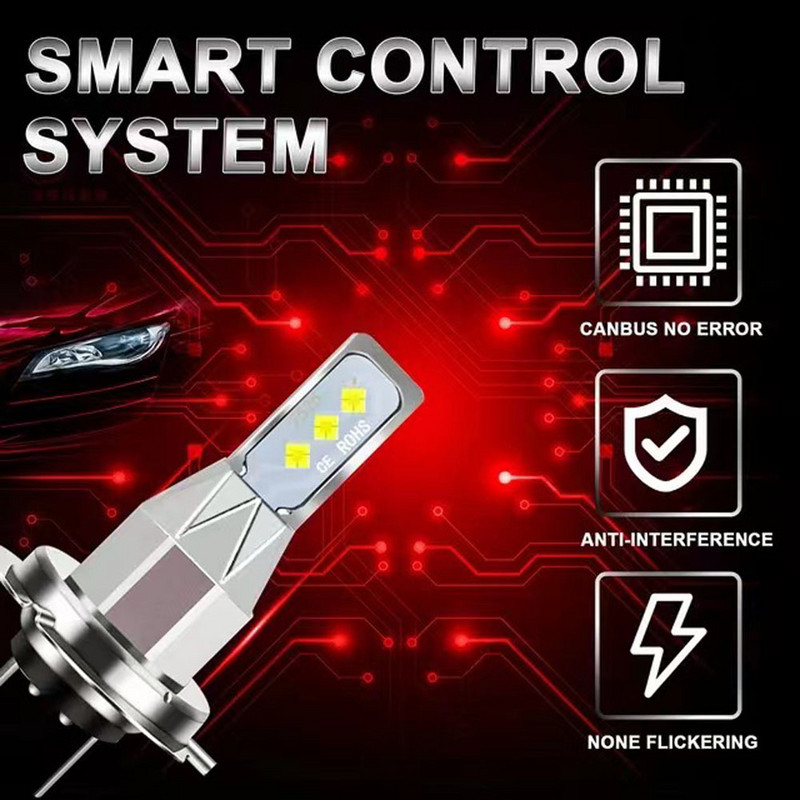 2tk Uus H3 H1 Led H4 H11 HB4 HB3 9005 9006 Udutuled Mootorratta esitulede pirnid Auto Auto tuled 20000Lms CSP 6000K 3000K 12V