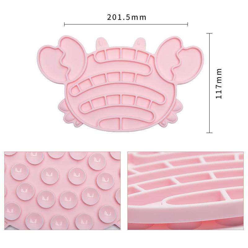 Pet Lick Pad Πιο αργή τροφοδοσία Pad Cats Dog Licky Mat Feeding Cats Dogs Licking Mat Μαξιλαράκια για το μπάνιο κατοικίδιων ζώων Διανομέας σιλικόνης