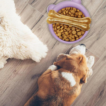 Μπολ αργής τροφοδοσίας γάτας Pet Bloat Stop Feeding Bowl Πύκνωση σιλικόνης Σκύλος Αργή τροφοδότης Γλείφματος για σκύλο Βελτιώνει τη δυσπεψία Σκύλος
