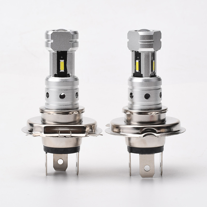 2vnt H4 H7 H11 H8 LED priekinių žibintų lemputės Canbus tolimųjų šviesų 50000LM itin ryškūs automobilių žibintai 24 CSP turbo LED diodų lempos 12V 24V