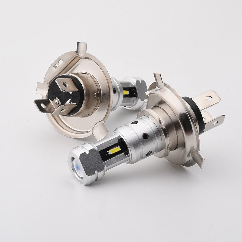 2vnt H4 H7 H11 H8 LED priekinių žibintų lemputės Canbus tolimųjų šviesų 50000LM itin ryškūs automobilių žibintai 24 CSP turbo LED diodų lempos 12V 24V