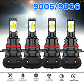 2tk 9005/HB3 9006/HB4 LED-esitulede pirnid 6000K kaug- või lähituled üliheledad Dodge/Jeep/Chrysleri autotarvikutele