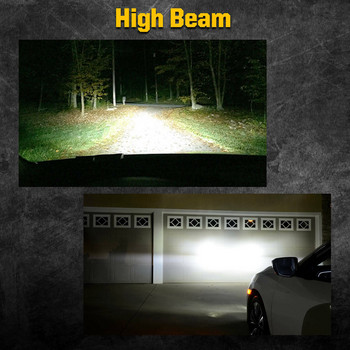 2PCS 9005/HB3 9006/HB4 LED крушки за фарове 6000K дълги или къси светлини супер бели ярки за автомобилни аксесоари Dodge/Jeep/Chrysler