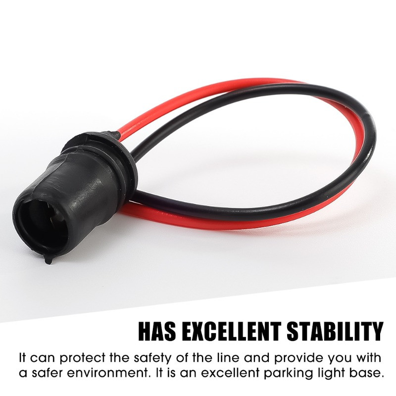 T10 W5W 147 501 Apvalūs lizdai Lizdų žymeklio šviesos laikiklio jungtis Vielos lemputės diržas 10 mm skylės lempos laikiklio pagrindo jungtis