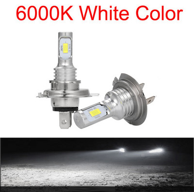 2Gb H4 H7 H1 Led automobiļu priekšējie lukturi 880 881 9005 9006 H3 H15 H11 Auto Bulb tālās gaismas tālsatiksmes miglas lukturi 12V 6000K