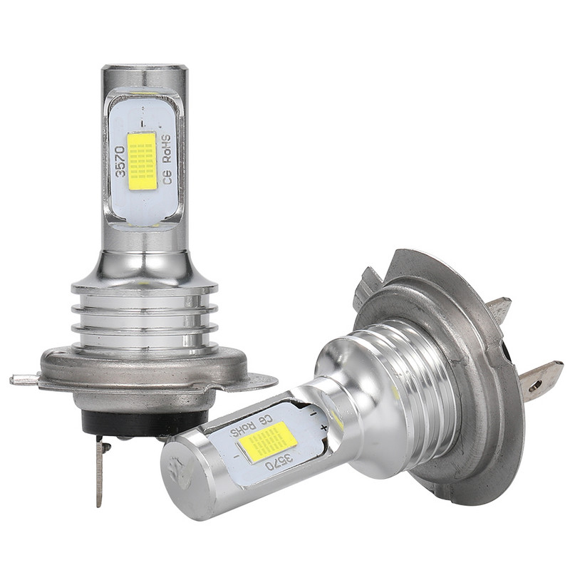 2 vnt. H4 H7 H1 Led automobilio priekiniai žibintai 880 881 9005 9006 H3 H15 H11 automatinė lemputė tolimųjų artimųjų šviesų tolimojo rūko žibintų žibintai 12V 6000K