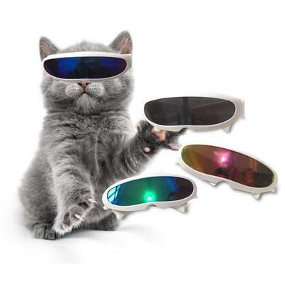 Cool Cat Dog Goggles Γυαλιά ηλίου Funny Cute Cat Small Dog γυαλιά ηλίου για γατάκια στηρίγματα φωτογραφίας Cosplay Αξεσουάρ για κατοικίδια στολή Cosplay