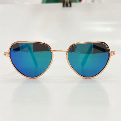 1 τμχ Γυαλιά ηλίου σκύλου σε σχήμα καρδιάς Cat Lovely Reflection Eye Wear Small Dog Cat Pet Funny Photo Props Γυαλιά Αξεσουάρ Προϊόν