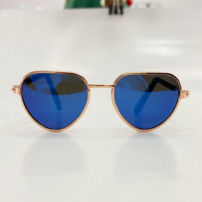 1 τμχ Γυαλιά ηλίου σκύλου σε σχήμα καρδιάς Cat Lovely Reflection Eye Wear Small Dog Cat Pet Funny Photo Props Γυαλιά Αξεσουάρ Προϊόν