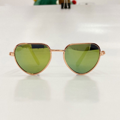 1 τμχ Γυαλιά ηλίου σκύλου σε σχήμα καρδιάς Cat Lovely Reflection Eye Wear Small Dog Cat Pet Funny Photo Props Γυαλιά Αξεσουάρ Προϊόν